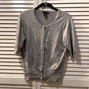 Adorable button down cardigan with short sleeves